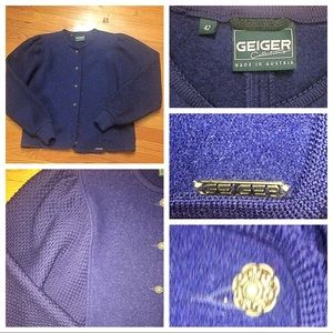 Geiger Collections boiled wool jacket EU 42 US 12